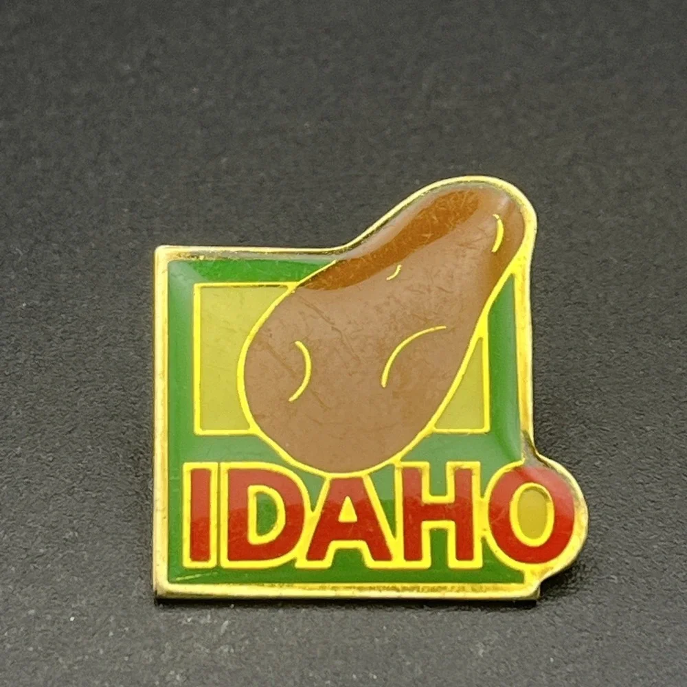 State Of Idaho Potato‎ Lapel Hat Pin